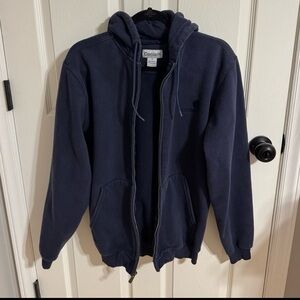 Carhartt Dark Blue Full-Zip Hoodie